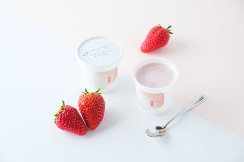 いちごヨーグルト（三朝町産苺使用）