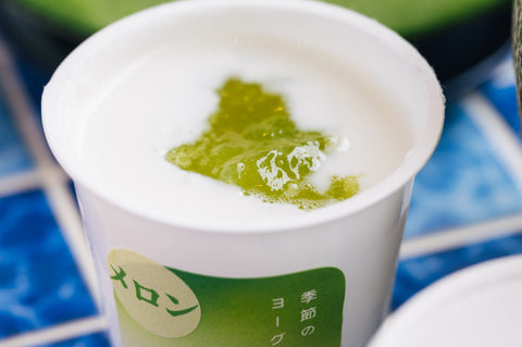 【初夏限定】季節のメロンヨーグルト（鳥取県産ペルルメロン）